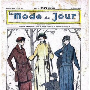 La Mode du Jour - October 13, 1921 - PDF