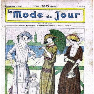 La Mode du Jour - June 2, 1921 - PDF