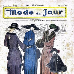 La Mode du Jour - November 3, 1921 - PDF