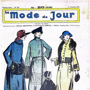 La Mode du Jour - 1 de diciembre de 1921 - PDF