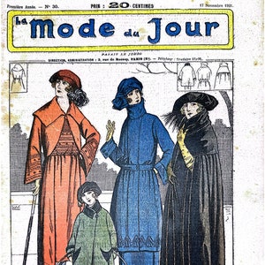 La Mode du Jour - November 17, 1921 - PDF