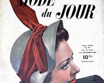 1940 年代のフランスのファッション雑誌 - Petit Echo de la Mode