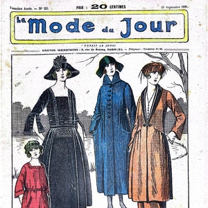 La Mode du Jour - September 29, 1921 - PDF