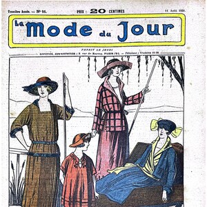 La Mode du Jour - August 11, 1921 - PDF