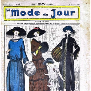 La Mode du Jour - December 29, 1921 - PDF