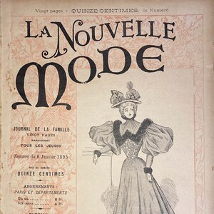 La Nouvelle Mode - January 6, 1895 - PDF