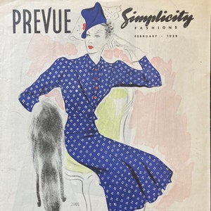 Simplicity Fashions Prevue February 1939 PDF image 1