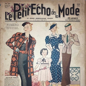 Le Petit Echo de la Mode - March 28, 1937 - PDF