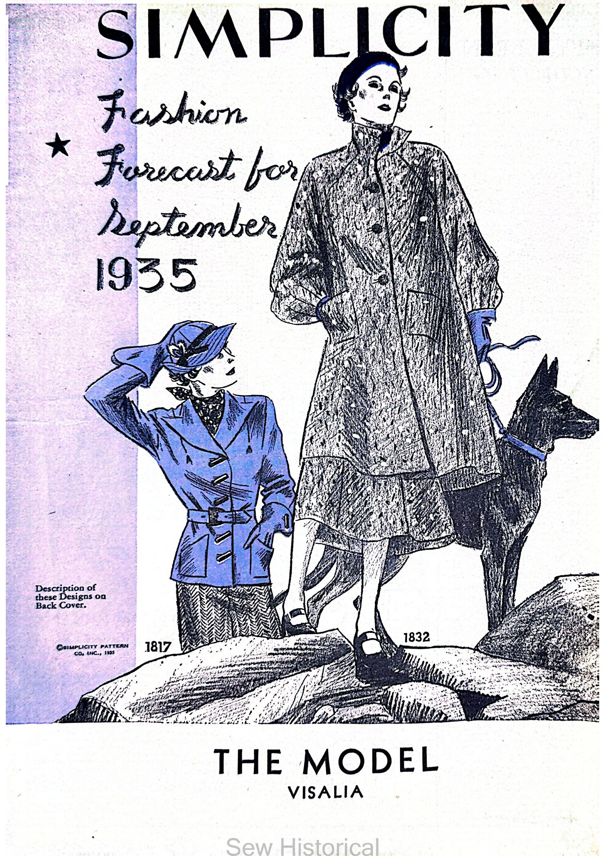 Simplicity Fashion Forecast - September 1935 - PDF