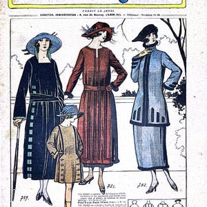 La Mode du Jour - December 8, 1921 - PDF