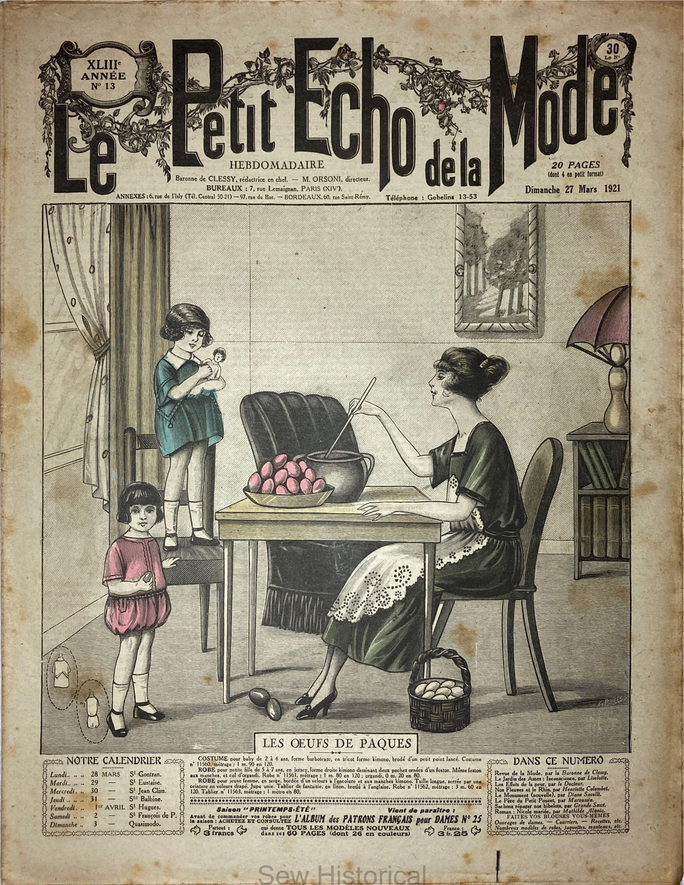 Vintage La Mode Magazine - Etsy