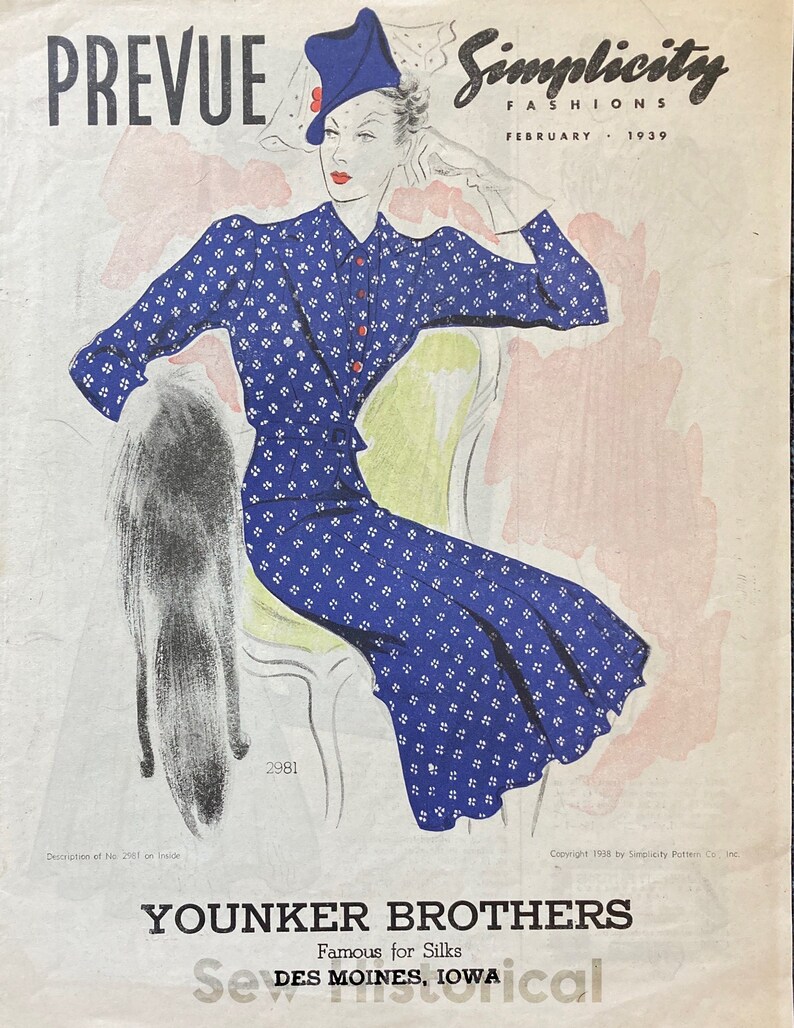 Simplicity Fashions Prevue February 1939 PDF image 1