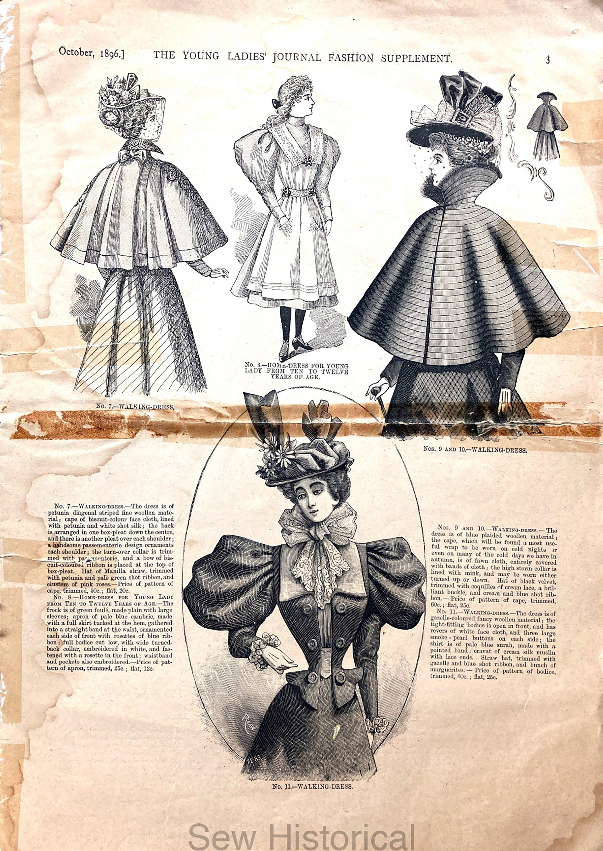 The Young Ladies' Journal Fashion Supplement October 1896 PDF - Etsy The Young Ladies' Journal Fashion Supplement October 1896 PDF - Etsy