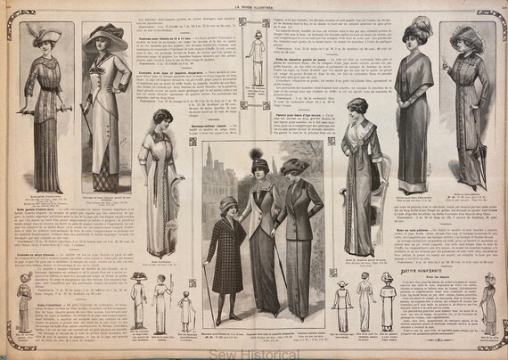 La Mode Illustree - June 30 1912 - PDF - Etsy
