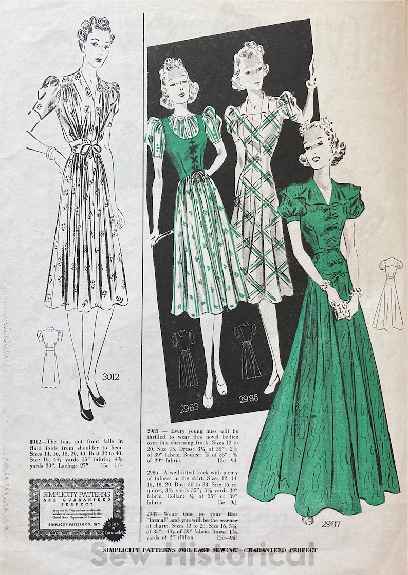 Simplicity Fashions Prevue February 1939 PDF image 2