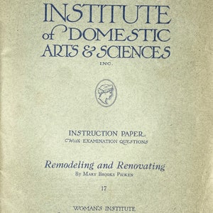Woman&#39;s Institute of Domestic Arts and Sciences - Verbouwen en renoveren - PDF
