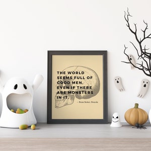 Dracula Bram Stoker Quote Print | Classic Literature | Gothic Literature | Horror Literary Quote | Digital Download