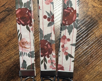 Fabric Wristlet Keychains