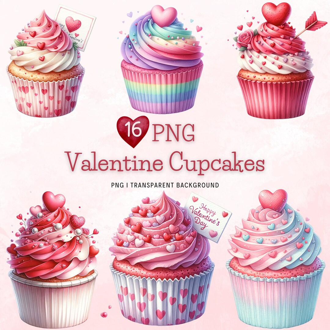 Valentines Clipart Bundle, Valentines Day Graphics, Love Png Designs ...