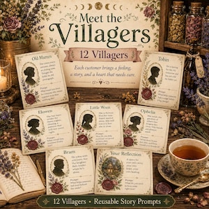 Cozy Apothecary Solo RPG | Self-Care Journaling Game (Digital Download) image 4