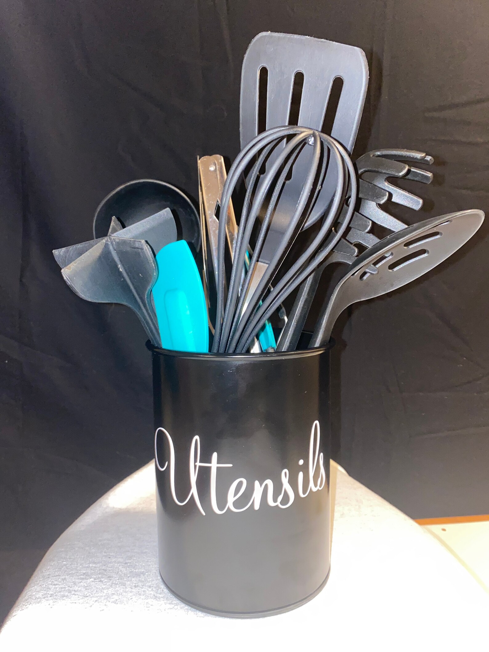 Rotating Utensils Holder Etsy