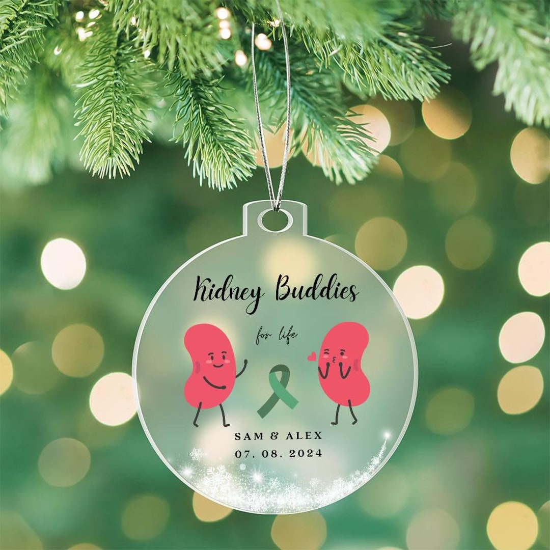 Personalized Kidney Transplant Anniversary Ornament, Gift of Life - Etsy