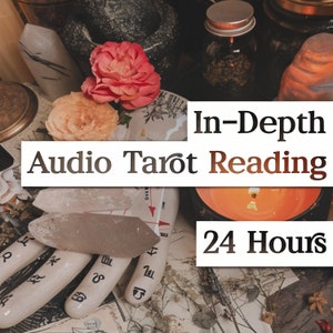 Vertiefte Audio-Tarot-Lesung - 24 Stunden