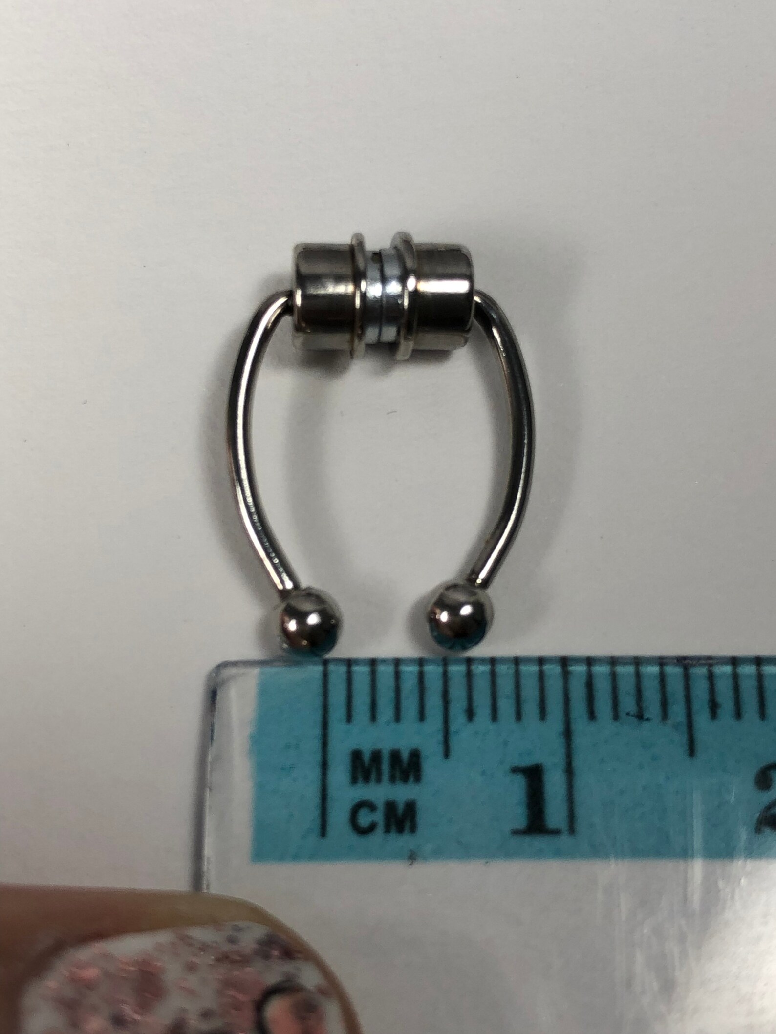 septum fake piercing 3 different sizes available Etsy