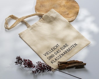 Sac en jute, cadeau pour enseignant, travaux scolaires