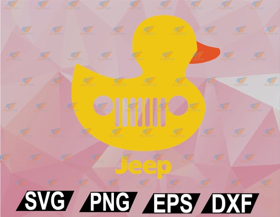 Rubber Duck Jeep SVG