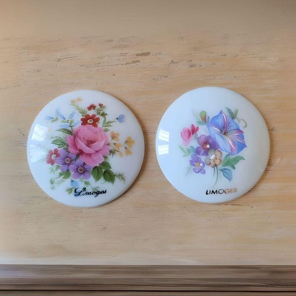 Cabochon, porcelaine française, 40mm, porcelaine de Limoges, breloque cabochon, porcelaine céramique, diy, porcelaine française Limoges.