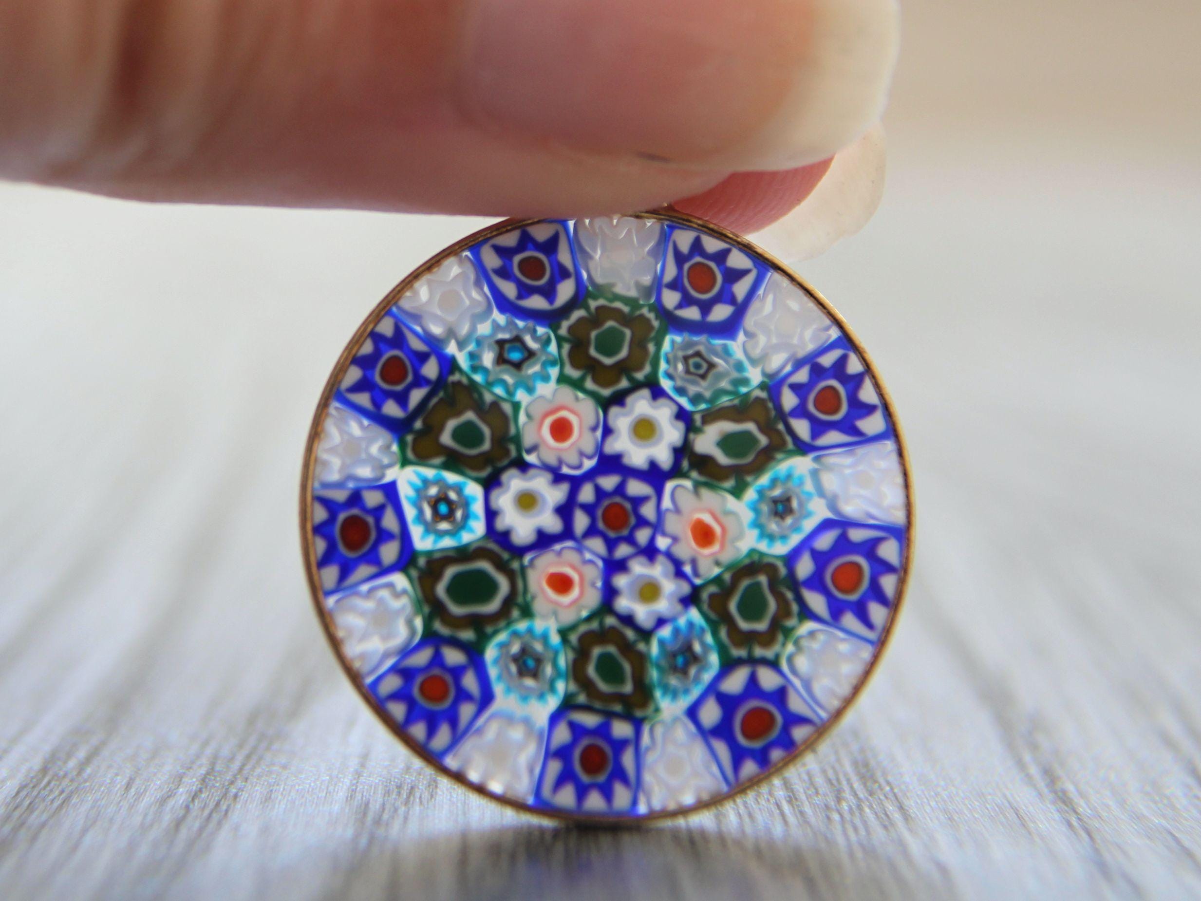 THOUSAND - pendentif avec murrina verre millefiori 1