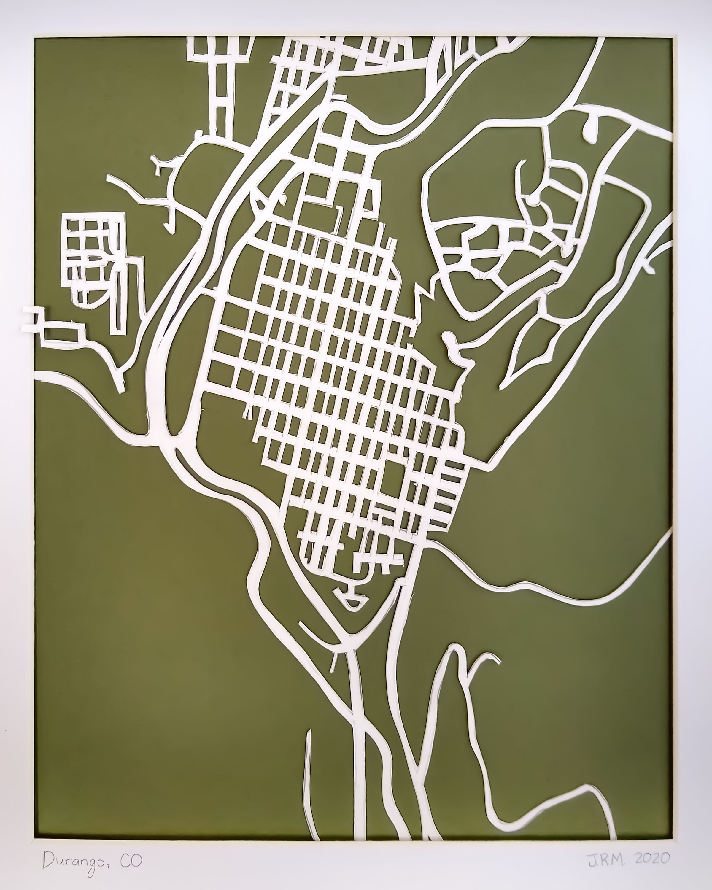 Fort Lewis Campus Map Durango Co/ Fort Lewis College Hand Cut Map | Etsy Australia