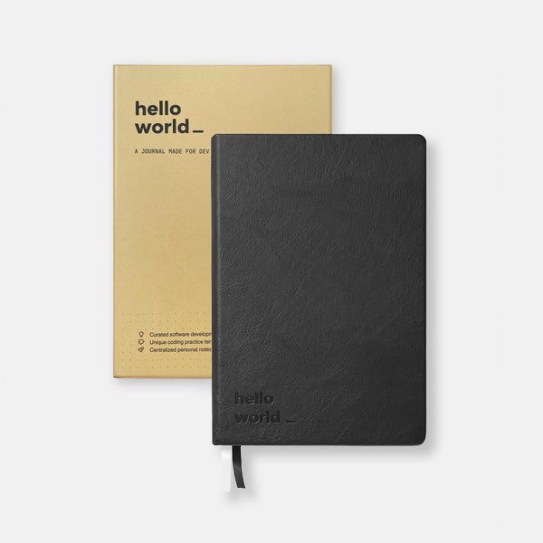 Caderno personalizado para engenheiro de software - presente atencioso para codificador. Diário de aprendizagem, prática de codificação, documentação do projeto. Feito pelo desenvolvedor
