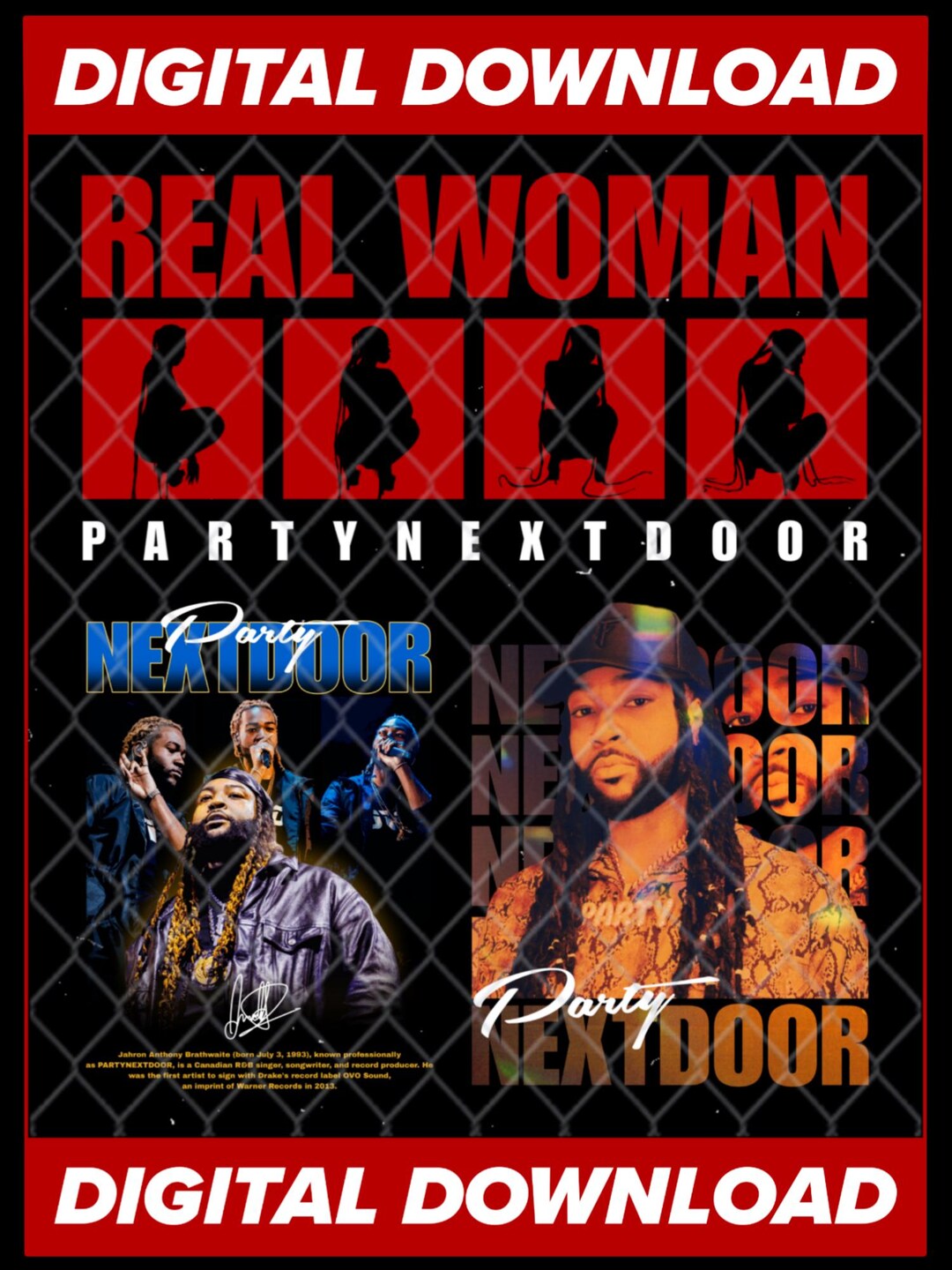 Pnd Rapper 3 PNG PARTYNEXTDOOR, PND Png, Partynextdoor Rapper, Rapper Digital ...