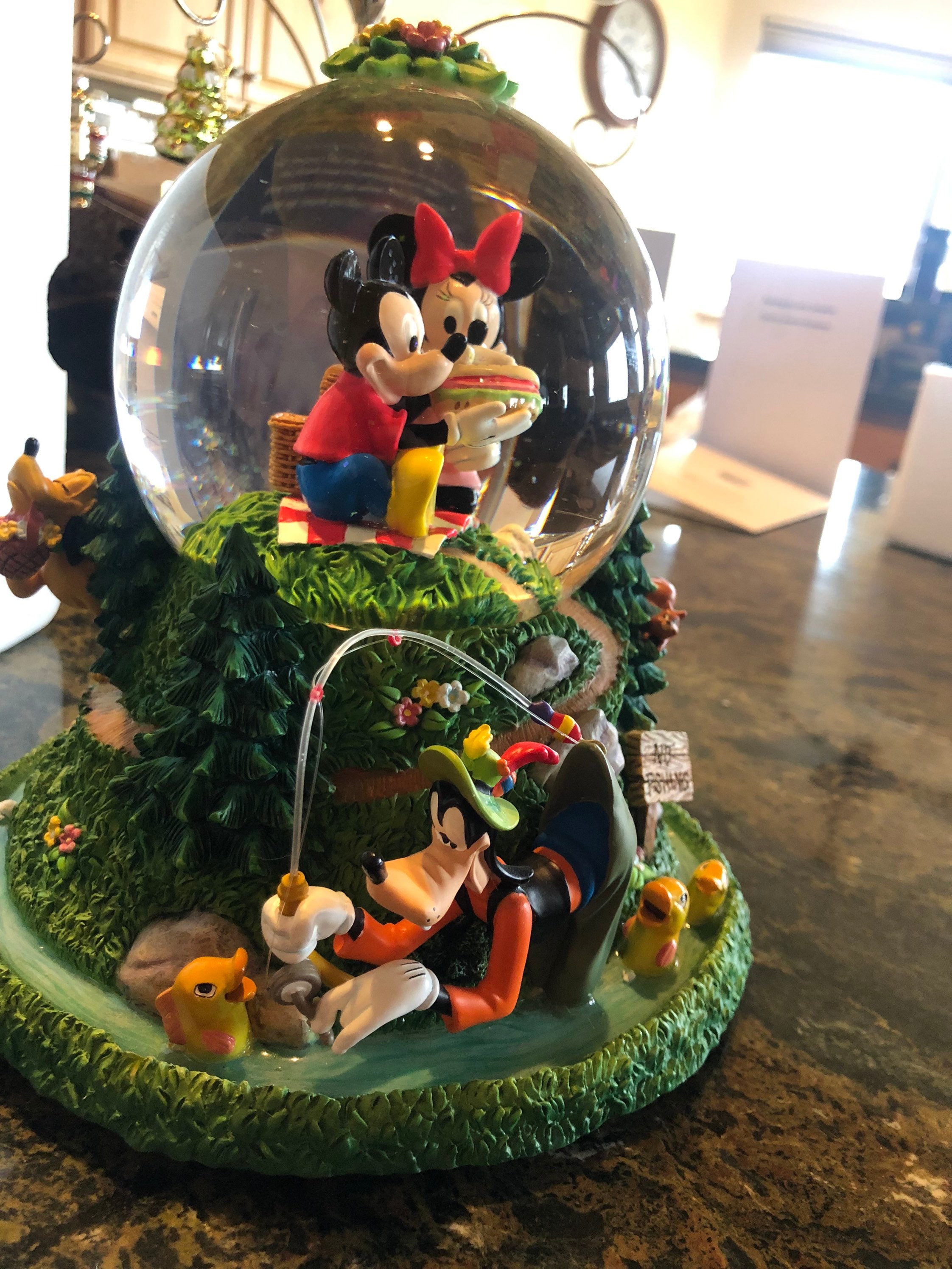 ミッキーマウス 砂浜 ミッキーとミニーのサマースノーグローブ スノー