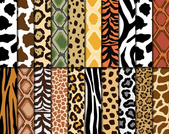 Neutral Animal Print Digital Paper – MasterBundles