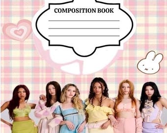 Katseye Composition Notebook 80 pages Wide-Ruled