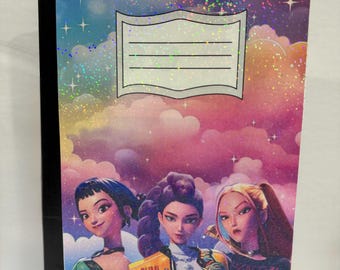Kpop Composition Notizbuch 80 Seiten Breit liniert