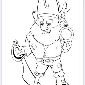 Pirate Coloring Book
