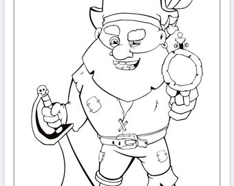 Pirate Coloring Book