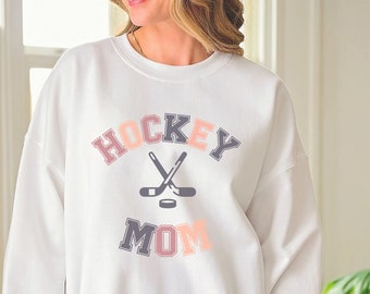 Hockey Mom Sweatshirt,Hockey Mom Crewneck Sweatshirt, Sweatshirt for Mom,Mom Hockey Shirt, Hockey Mom Shirt, Mothers Day Gift for Hockey Mom