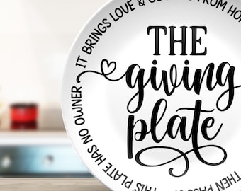 The Giving Plate - 10" Unbreakable - Dishwasher Safe - Giving Platter