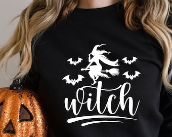 Witchy Sweatshirt, Halloween Sweatshirt, Witchy Clothing, Fall Sweatshirt, Halloween Witch Shirt, Spooky Sweatshirt, Witchy Shirt