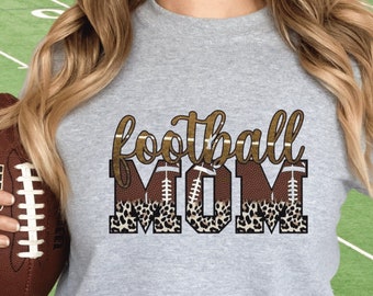 Mom Football Shirt, Mom Football Sweatshirt,Football Mom Crewneck,  Sweatshirt for Mom,  Football Shirt Mom T Shirt