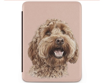 Personalized Kindle Paperwhite Case - Custom Dog Lover Kindle Cover Sleeve