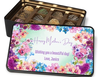 Personalized Chocolate Truffles Mother's Day Gift for Mom