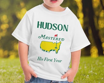 Personalized 1st Birthday Shirt - Mastered My First Year - Custom Boy or Girl First Birthday Outfit - Smash Cake Party Shirt