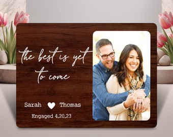 Engagement Gifts for Couple, Newly Engaged Gifts for Couple, Engagement Frame, Personalized Custom Gift