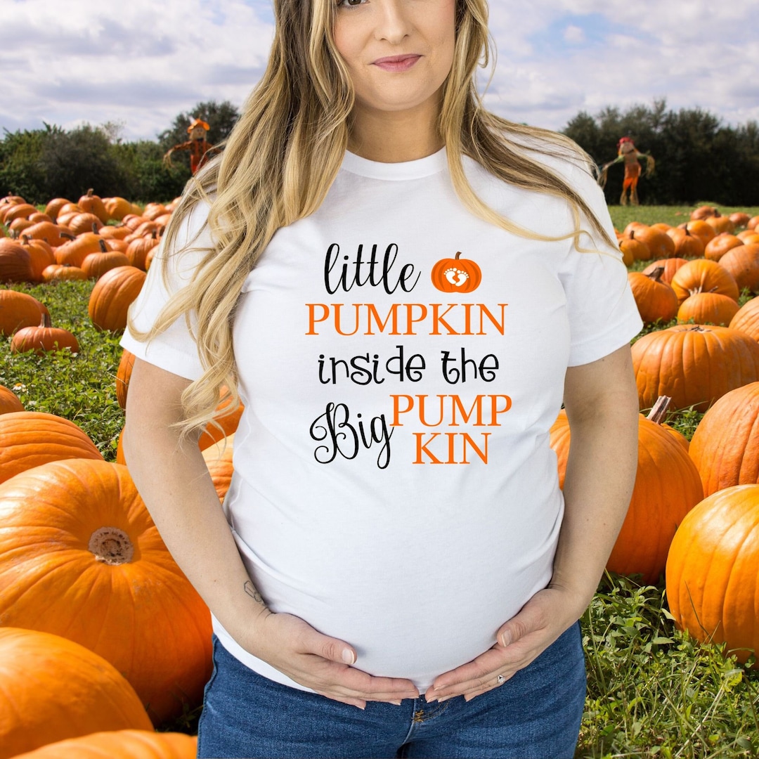 Calabaza Camiseta Halloween Embarazada Disfraz Halloween - Main Image